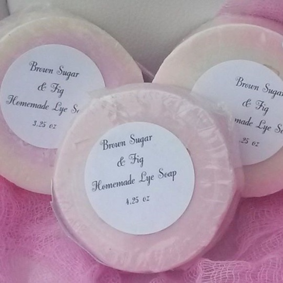 Homemade Natural Cold Process Lye Soap 4-4.5 oz Br - Picture 1 of 1